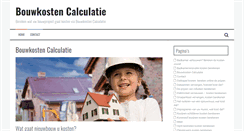 Desktop Screenshot of bouwkosten-calculatie.nl